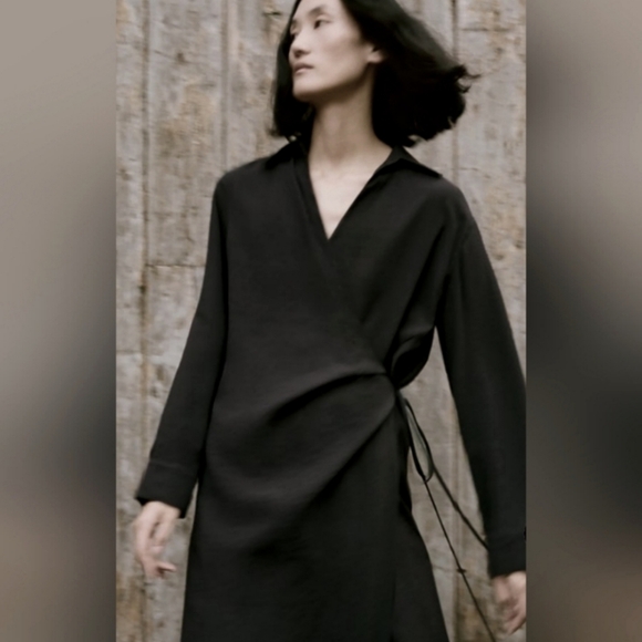Zara Dresses & Skirts - Zara Women's NWT Long Dark Shirt Dress.  Size S